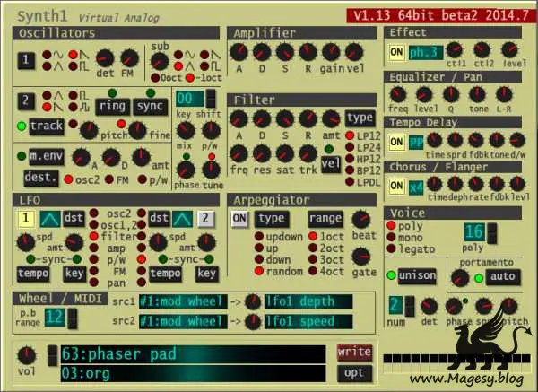 Synth1 1.13 Beta VSTi x86 x64 WiN MAC and Presets-MaGeSY