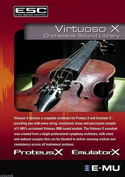 E-MU Virtuoso X EMULATOR X PROTEUS X-SoSiSO