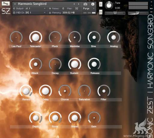 Harmonic Songbird KONTAKT SAMPLES