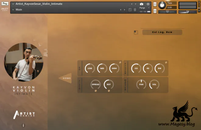 Violin Intimate Kontakt Magesy