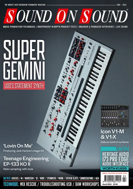 Sound On Sound UK USA March 2024-MaGeSY