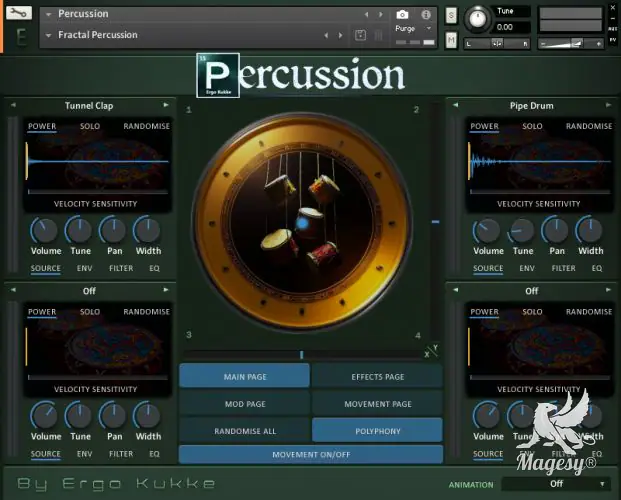 Kukke Percussion KONTAKT-MaGeSY